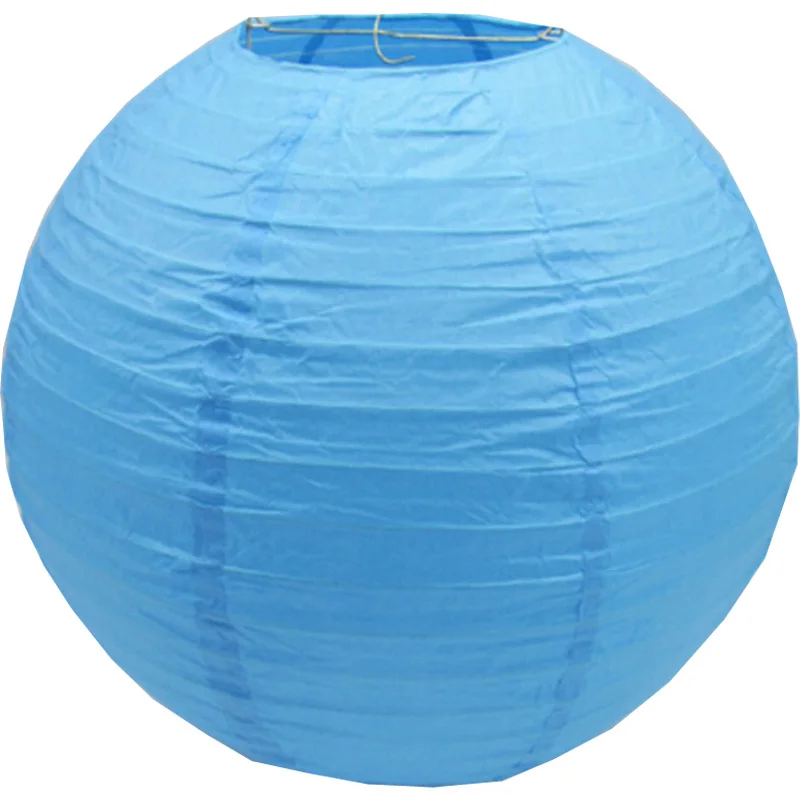 10 шт небесно голубые подвесные бумажные лампы обложки для свадебных бумажных