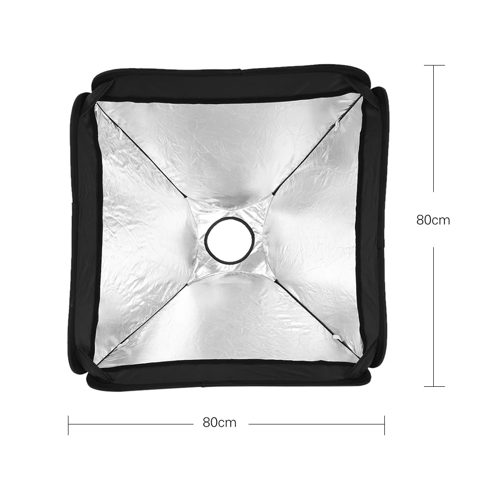 Новый складной портативный софтбокс 80x80 см с l образной поддержкой Speedlite
