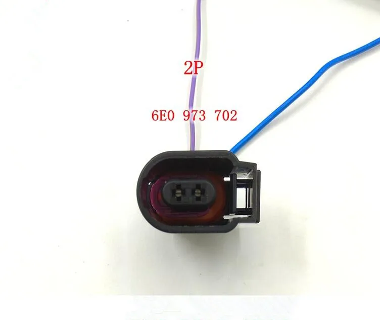 2 Pin ABS разъем датчика скорости колеса свиной хвост для VW Golf 6 7 Jetta Passat B6 Touran T5 Eos A4 Q3