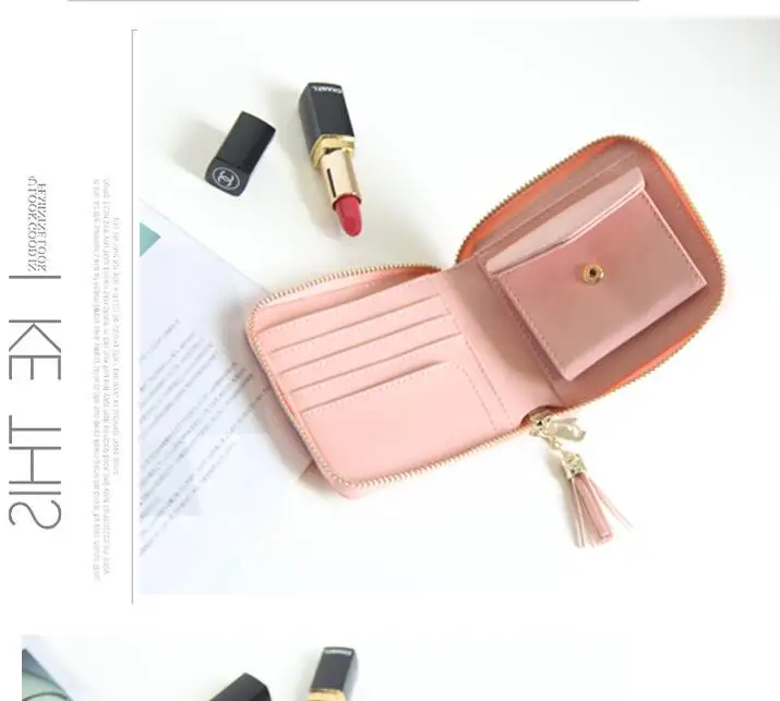 Кошелек женский кожаный короткий | Багаж и сумки