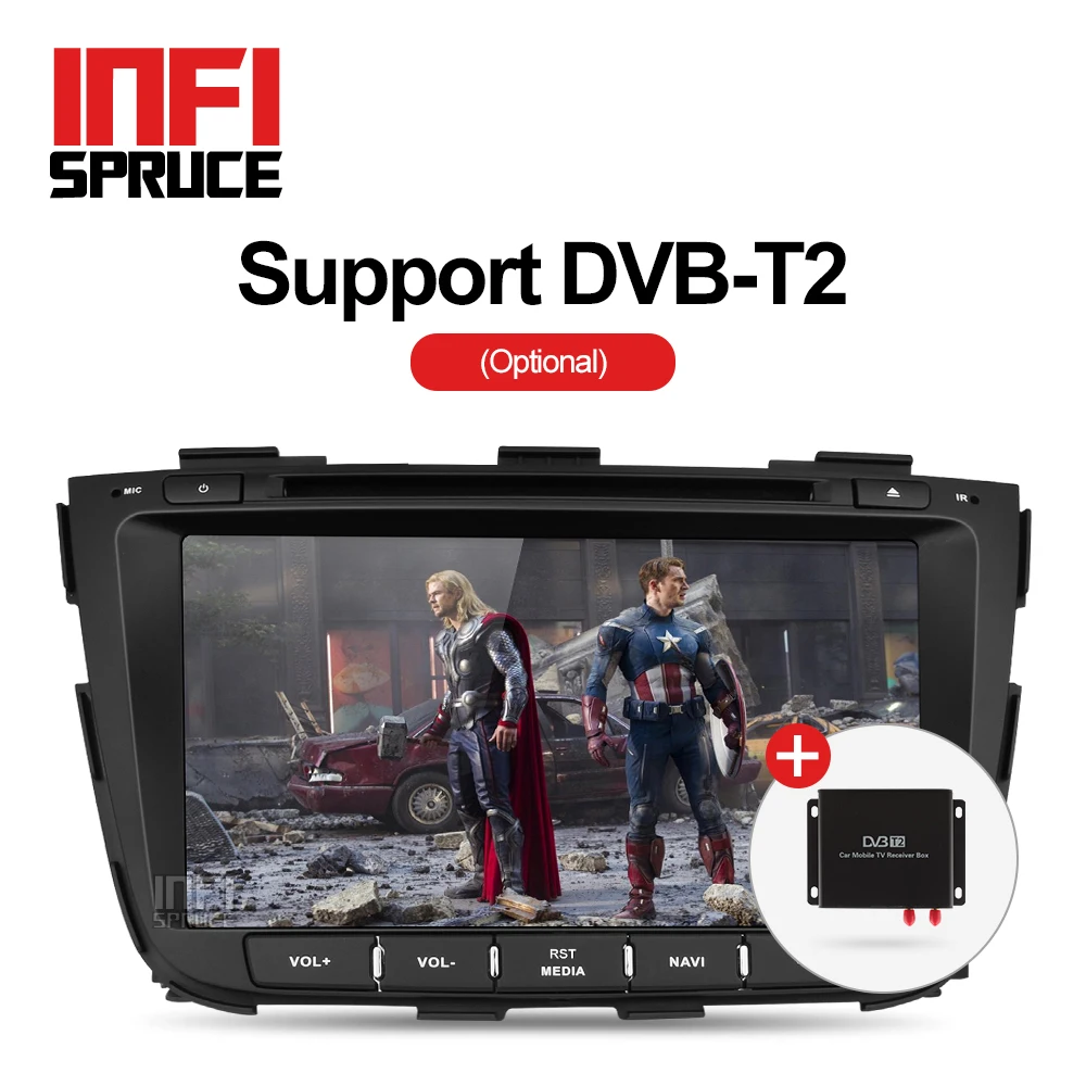 Infispruce ZSLT8071 2G + 32G android 7 1 автомобильный радиоприемник gps навигация с управлением