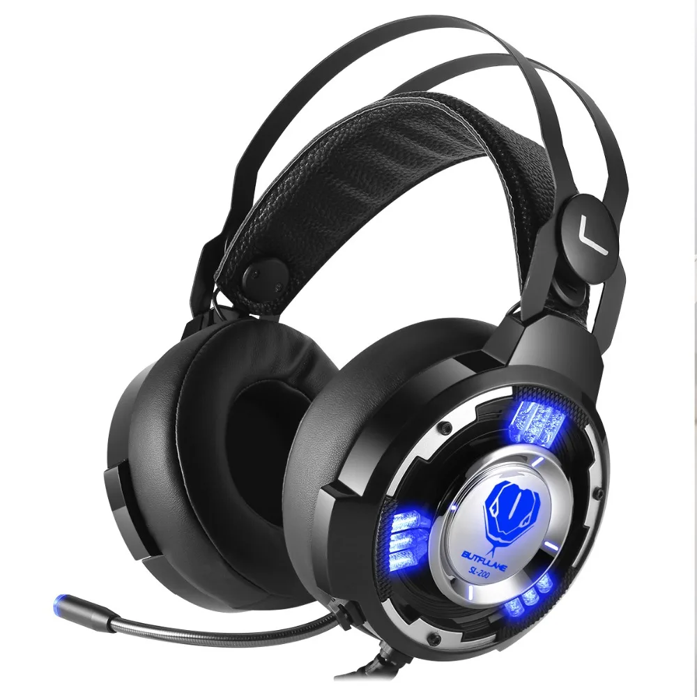 Butfulake SL 200 игровая гарнитура 7 1 USB объемный стерео Проводные Складные Игровые