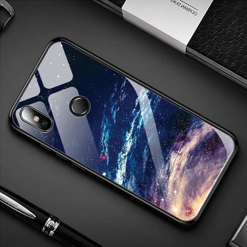 Чехол из закаленного стекла для телефона для Xiaomi mi 8 mi A2 Lite A1 9 9T Red mi 6 Pro 7 5 Plus Note 6 7 Pro 7 7A K20 Pocophone F1 Чехол класса люкс - Цвет: 15