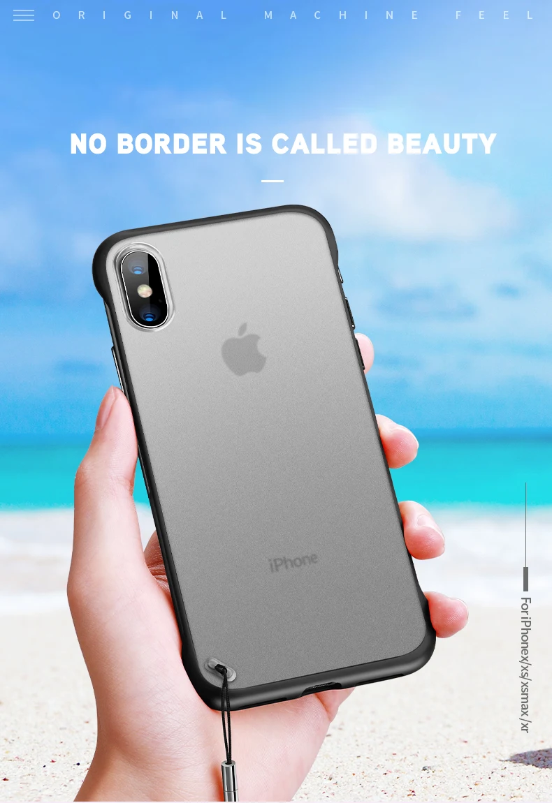 Fashion Frameless Silicone CPU Case For IPhone 7 Transparent Iphone 6S 8 Plus With Finger Ring IphoneX XS Mas XR |