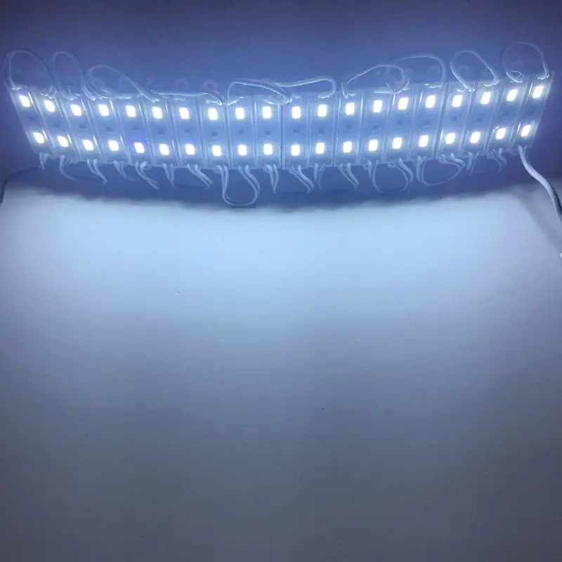 100 шт. светодиодный осветительный модуль 5730 SMD водонепроницаемый IP65 Светодиодный