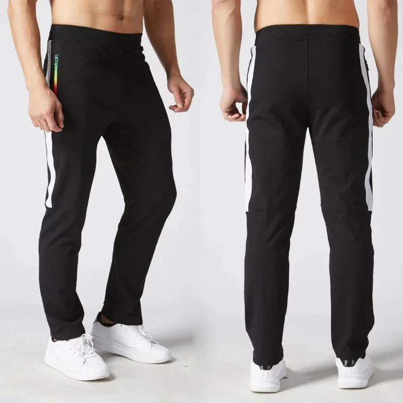 Мужские спортивные штаны дышащие Хлопковые Штаны для бега и фитнеса 3/4 дюйма 2019 |