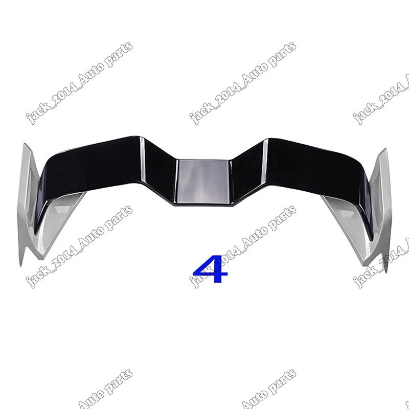 Silver Black Краски несколько цветов задний спойлер, крыло, багажник, пригодный для Honda Civic 10th - Цвет: Silver Black