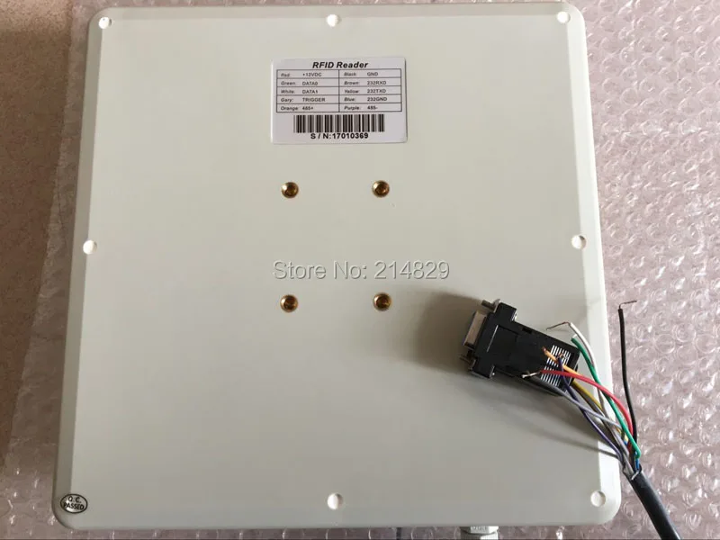 Wiegand26 интерфейс 2~ 5 м Диапазон водонепроницаемый uhf rfid считыватель с одной дверью 2 считыватель панель управления доступом