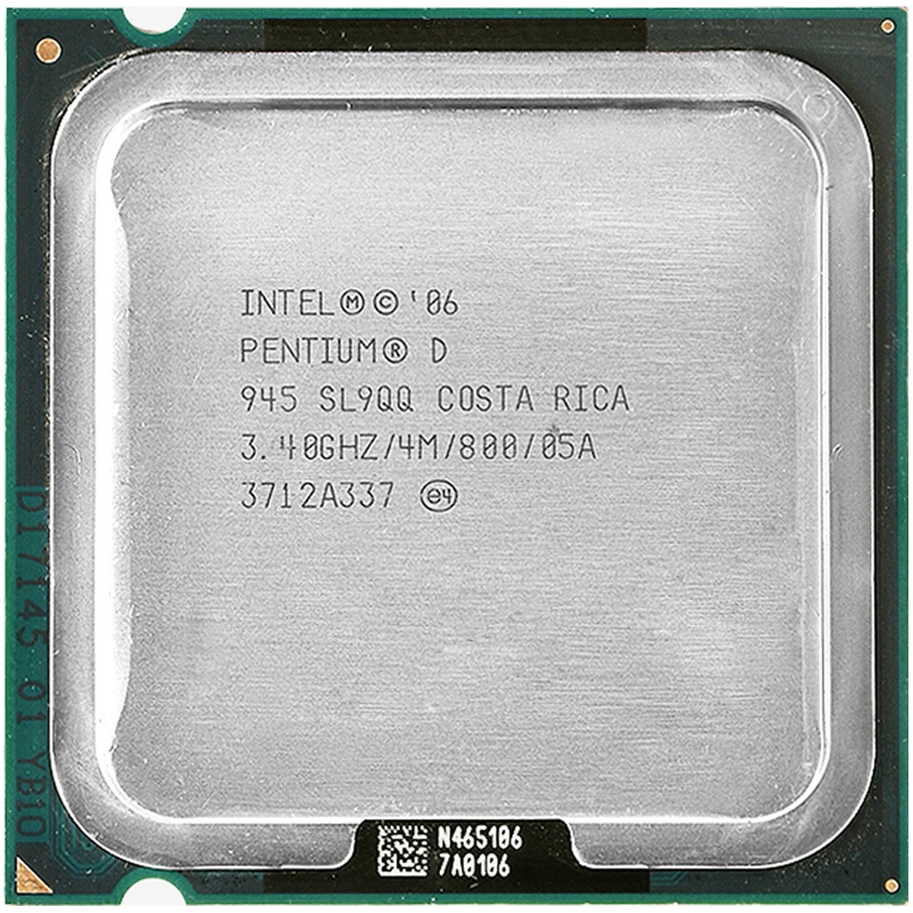 Процессор intel Pentium D 945 PD D945 (3 4 ГГц/4 Мб/800 ГГц) разъем LGA 775 Бесплатная доставка|intel