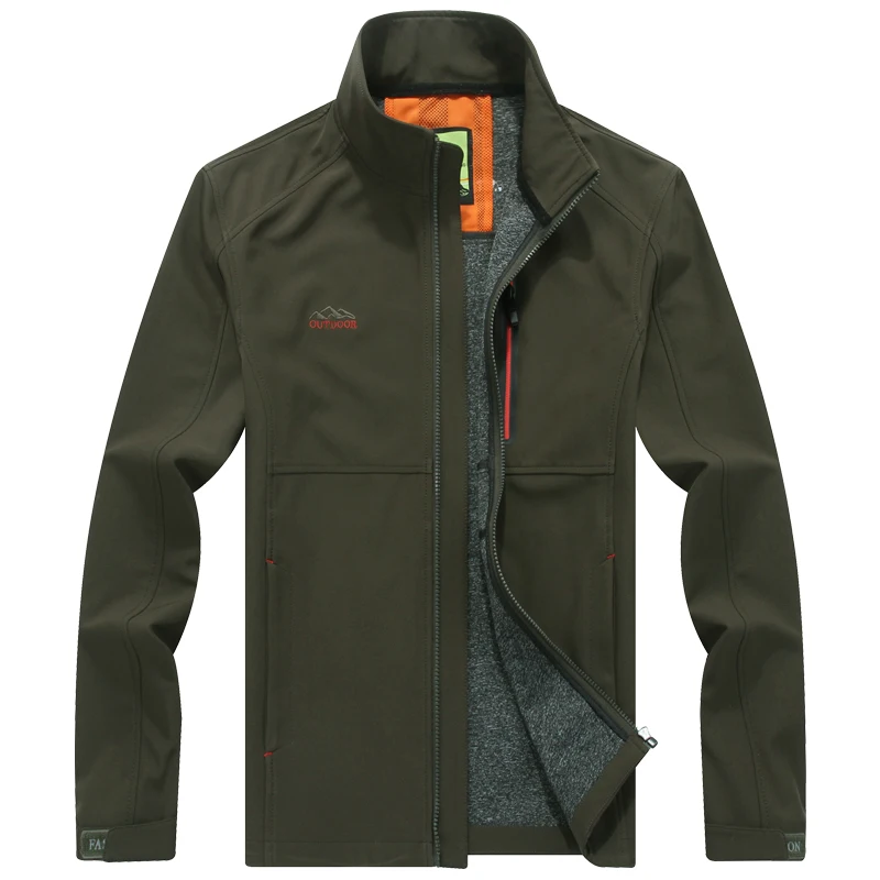 Мужская куртка с воротником стойкой синяя ветровка в деловом стиле верхняя