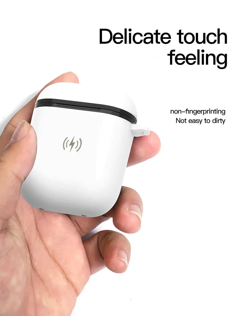Phoneyesong для Airpods чехол Qi Беспроводное зарядное устройство Apple airpods Беспроводные