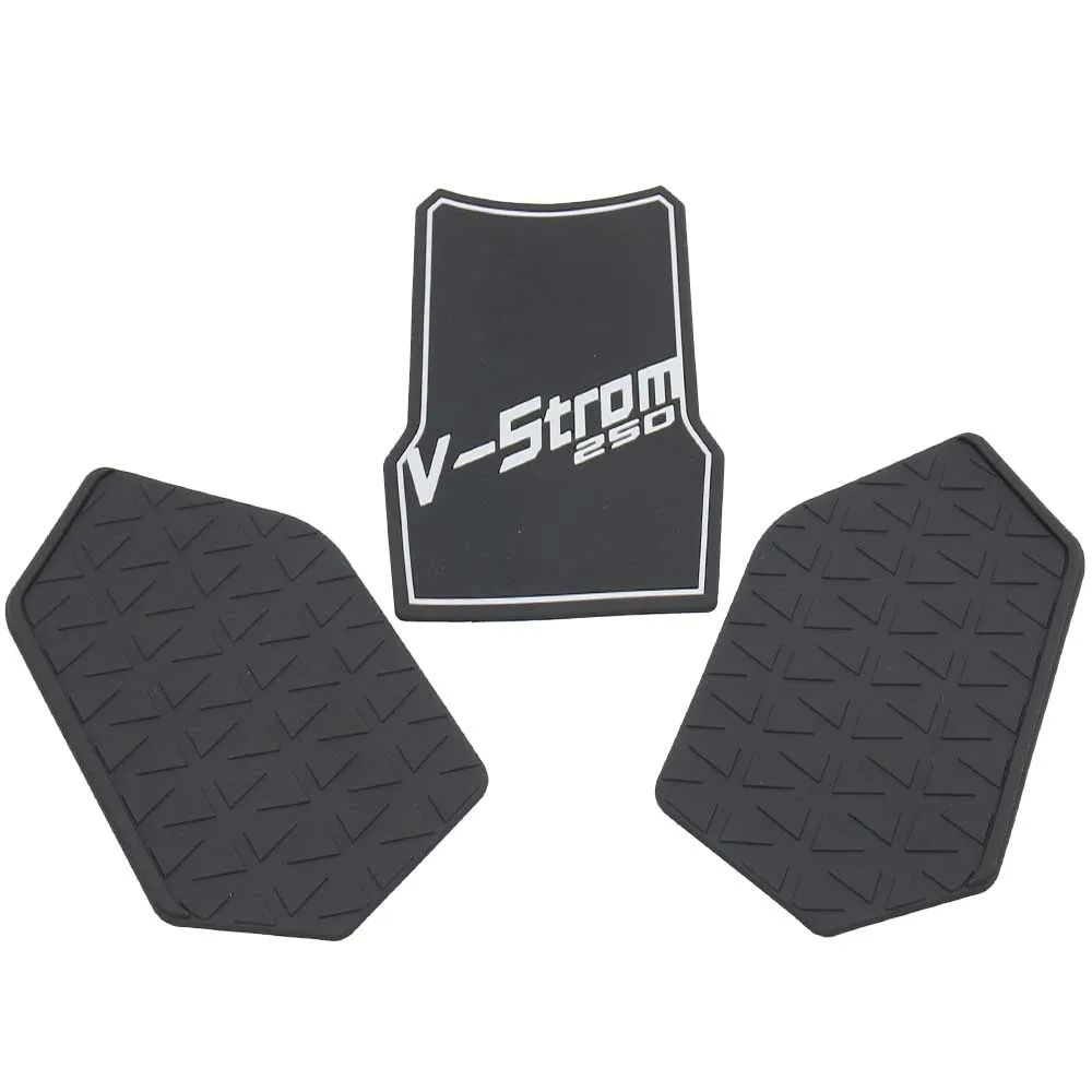 1SET Для Suzuki DL250 V-STROM DL 250 VSTROM, защита для мотоцикла, противоскользящая накладка на бак, наклейка, газ, колено, сцепление, сторона, 3 м, наклейка - Цвет: 1SET