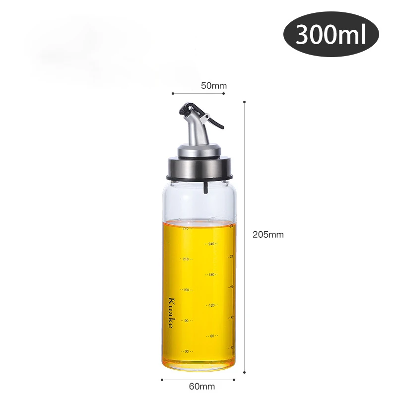 style3 300ml Бутылка для оливкового масла без капельного стекла Распылитель для масла оливковое масло уксус Диспенсер для соусов бутылка для приготовления приправ кухонный гаджет - Цвет: style3 300ml