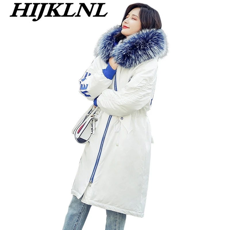 Женский зимний пуховик с капюшоном меховым воротником|Женские пуховики| |