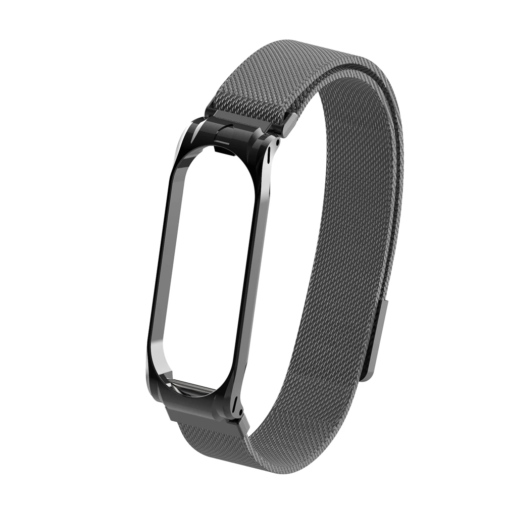 Металлический браслет mi lanese Loop для Xiaomi mi Band 4 Srtap mi Band 4 магнитный браслет из нержавеющей стали mi Band 3 ремешок для mi Band 3 полосы