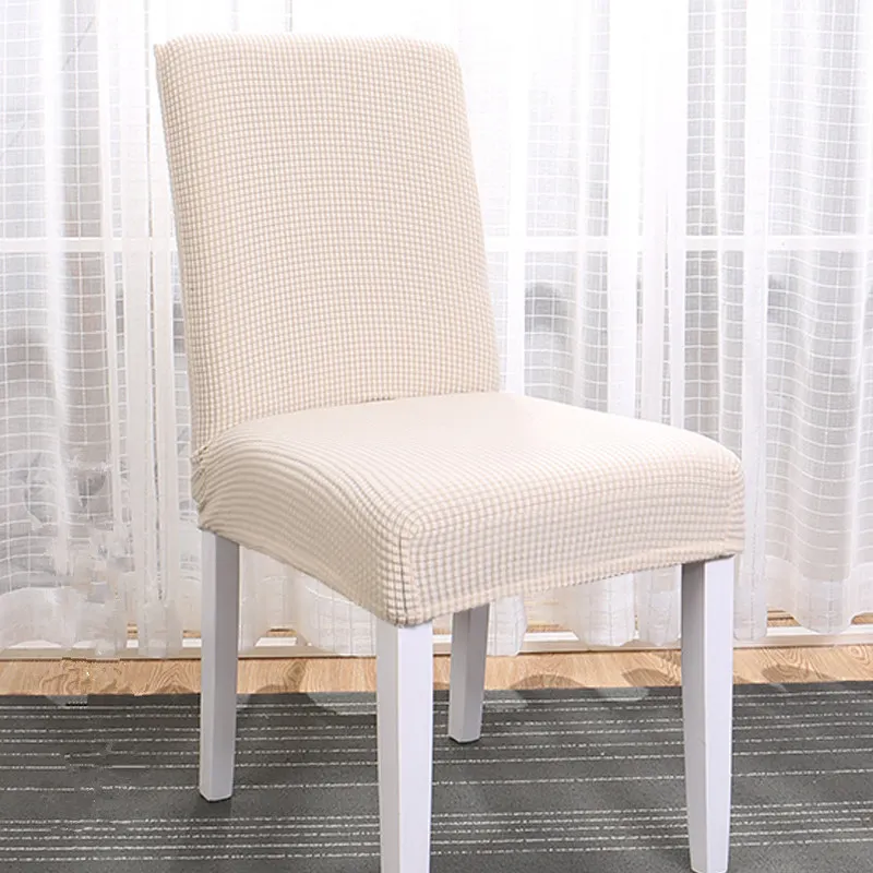 beige size M 2 шт. Европейский теплый чехол для стула для столовой Съемный Анти-грязный кухонный Чехол для стула Пастораль гостиничный Чехол для стула чехол для сиденья - Цвет: beige size M