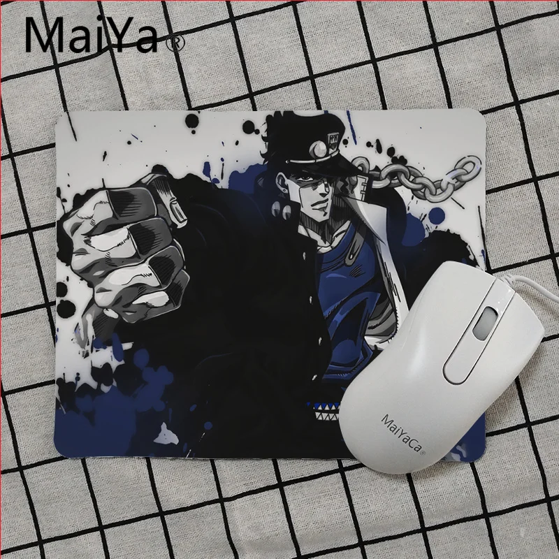 Maiya высокое качество JoJo's невероятное приключение Kujo Jotaro коврик для мышки в стиле аниме Гладкий блокнот настольные компьютеры мате игровой коврик для мыши