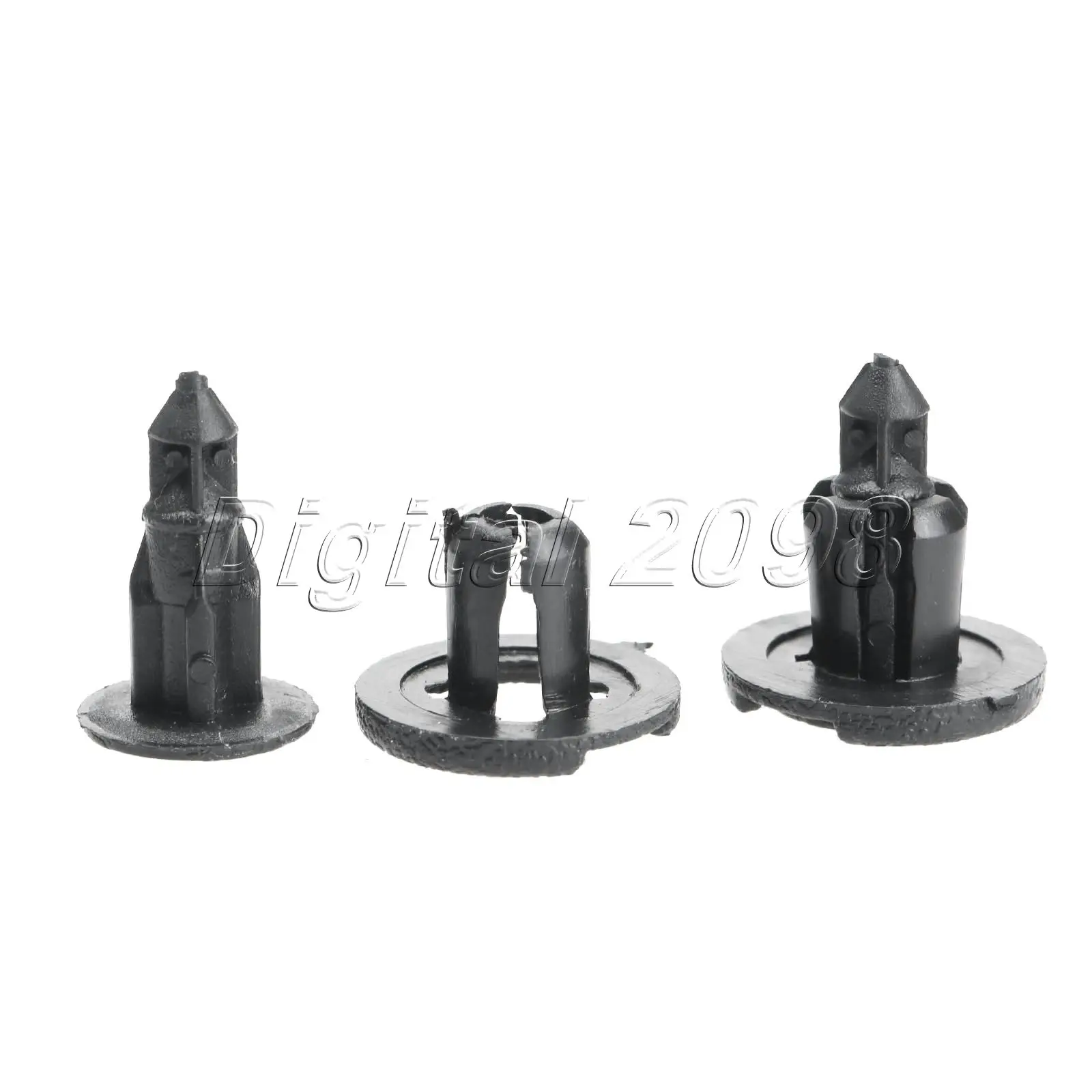 50 шт. пластиковые фиксаторы для бампера Nissan Maxima 01553 09611 8 мм|retaining clip|plastic retainer