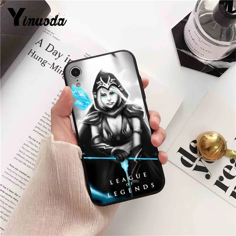 Yinuoda League of Legends lol Hero Hard Phone Case for iPhone X XS MAX 6 6s 7 7plus 8 8Plus 5 5S SE XR 11 pro max | Мобильные