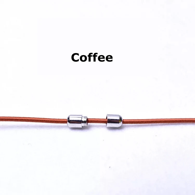 Coffee 1 пара эластичных запирающих шнурков, круглые шнурки без завязок, шнурки для обуви для детей и взрослых, быстро скользящие кроссовки, шнурки для обуви, шнурки для обуви, шнурки, 25 цветов - Цвет: Coffee
