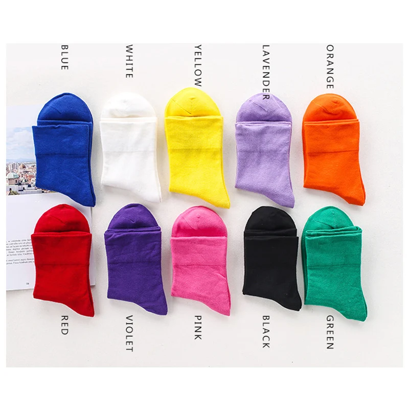 

1Pair New Korea Style Solid Cotton Women Socks Cute Comfortable Short Ankle Socks For Girls Casual Sock Free Size
