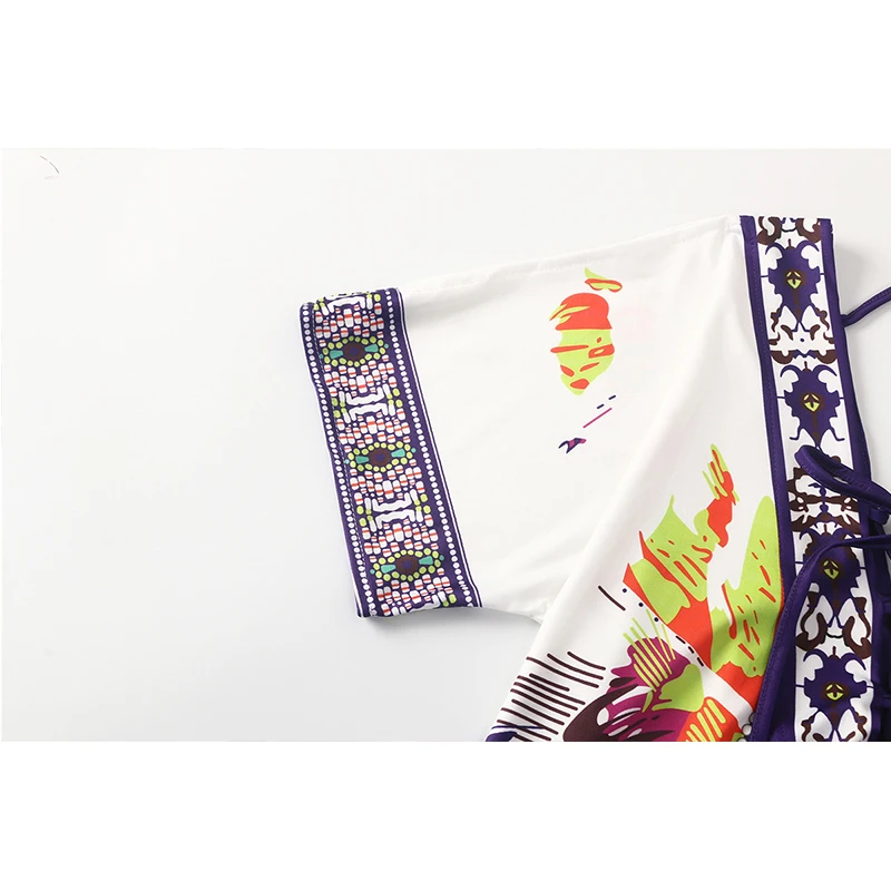 2018 new summer fashion loose large size women dress when printing on both sides | Женская одежда