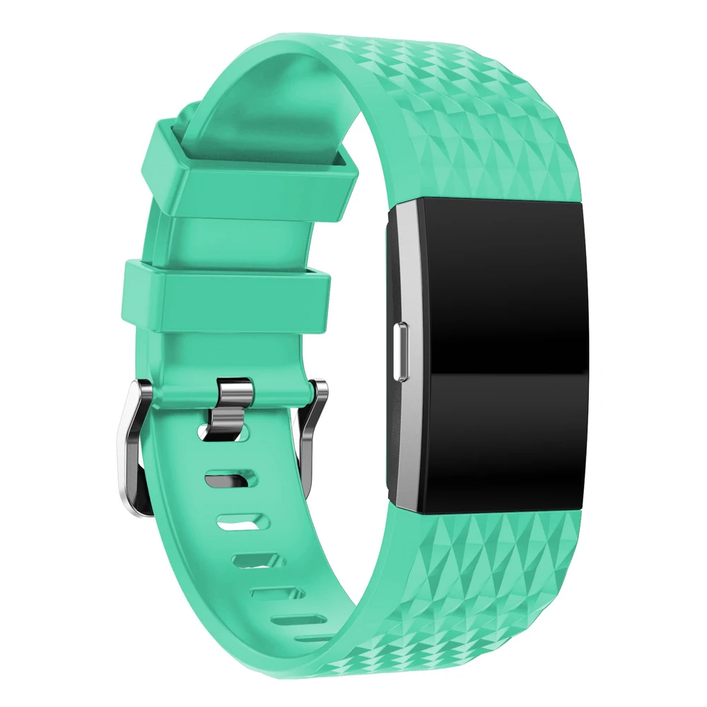 3D Силиконовые Замена ремни для браслета FitBit Charge 2 Смарт часы браслет для браслета FitBit Charge 2 ремешок для Fibit