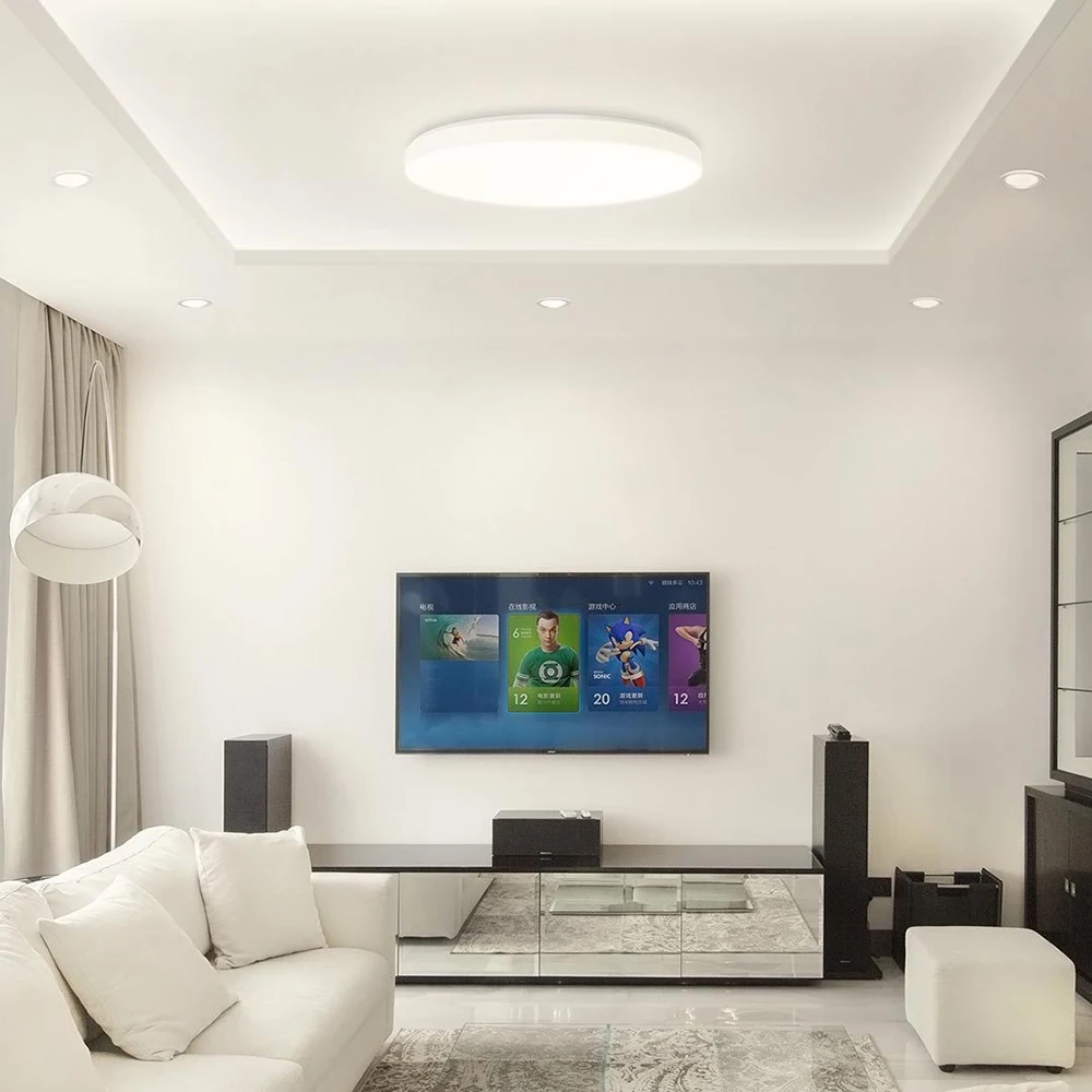 Xiaomi Yeelight 5W 400lm 3000K светодиодный светильник 220V Мини Круглый встроенный потолочный