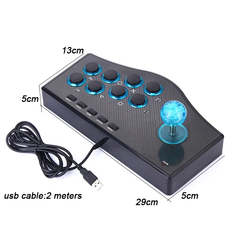 USB джойстик для ПК TSINGO игровой контроллер 3D Rocker PlayStation3 уличная игра Боевая палка