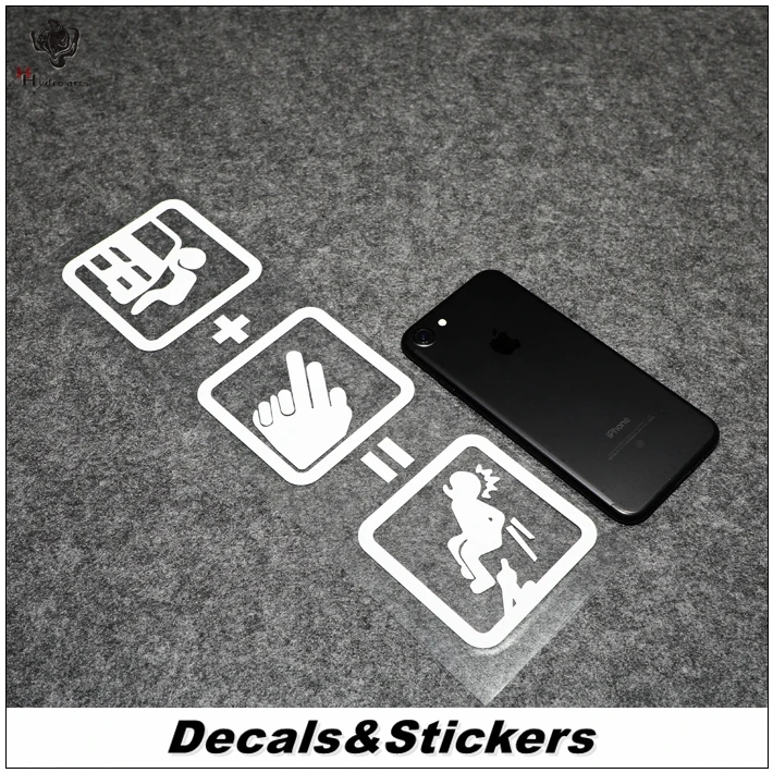 Светоотражающие модифицированные наклейки № L233 с забавным мультяшным рисунком