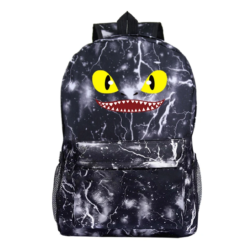 Горячая Распродажа, Как приручить свой рюкзак с принтом дракона, модный узор, рюкзак для мужчин и женщин, для мальчиков и девочек, школьный рюкзак Mochila - Цвет: 11