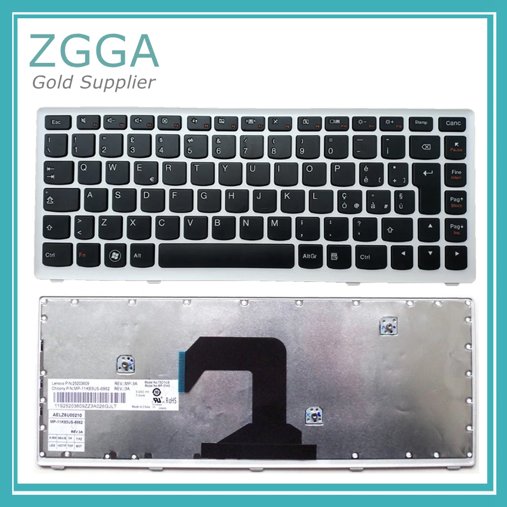 Оригинальные новые клавиатуры для ноутбука Lenovo IdeaPad U310 U410 S400 S405 клавиатура