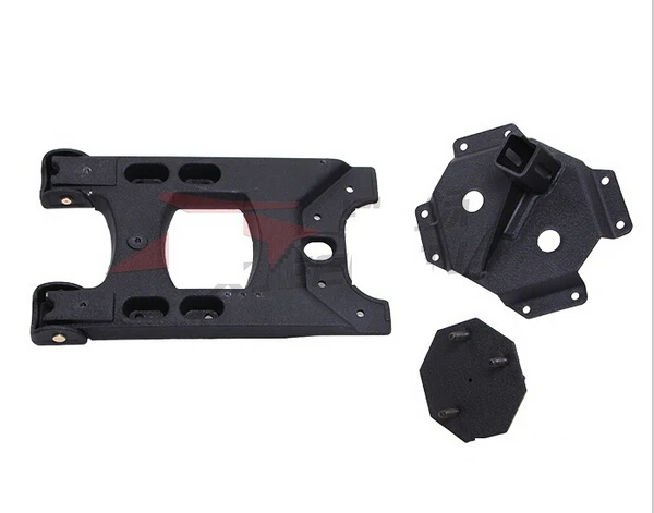 

For Jeep JK Wrangler Heavy Duty Hinged Tire Carrier Adjustable Spare Tire Mounting Kit,Rear Steel Sport Bumper Tire Carrier
