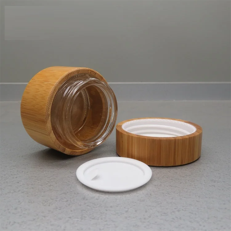 30 г 144 шт./лот бутылка для косметики банка Высококачественная бамбуковая крема мл