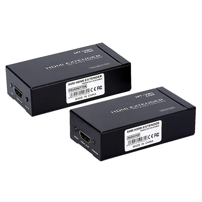 Фото MT-VIKI 50 м 1,4 футов HDMI удлинитель через CAT RJ45 LAN кабель удлинитель Ретранслятор №2