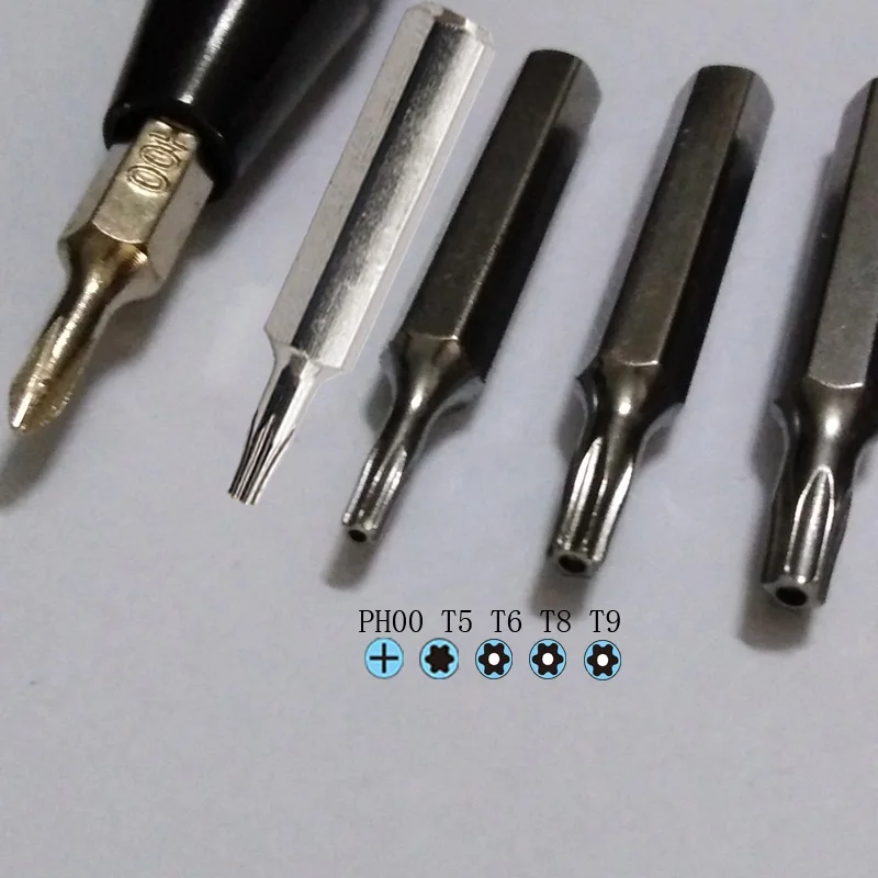 Отвертка PH00/TR6/T6/TR8/T8/TR9/T9 5 в 1 инструмент для привода безопасности демонтаж Mac Mini