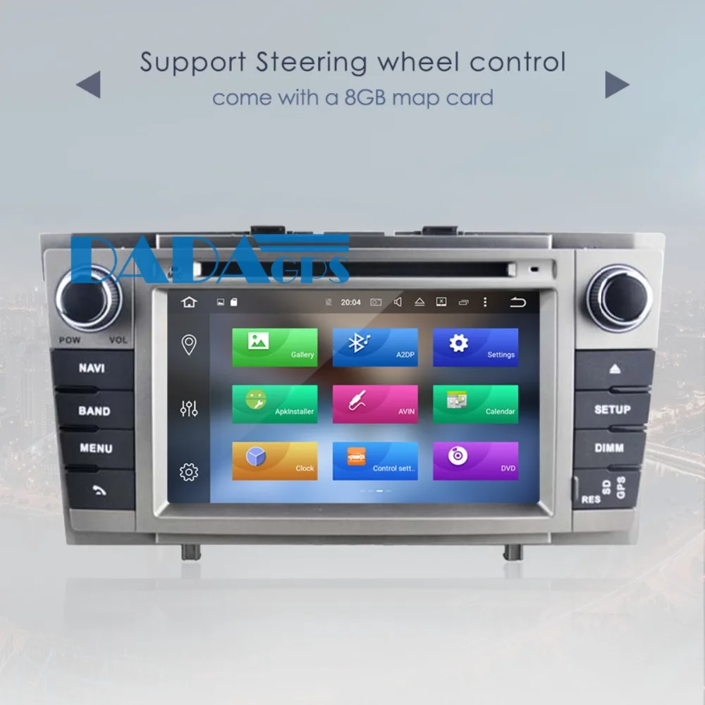 2 DIN Android 8 0 7 1 автомобильное радио стерео GPS навигатор для Toyota Avensis T27 2009 2010 2011 2012 2013
