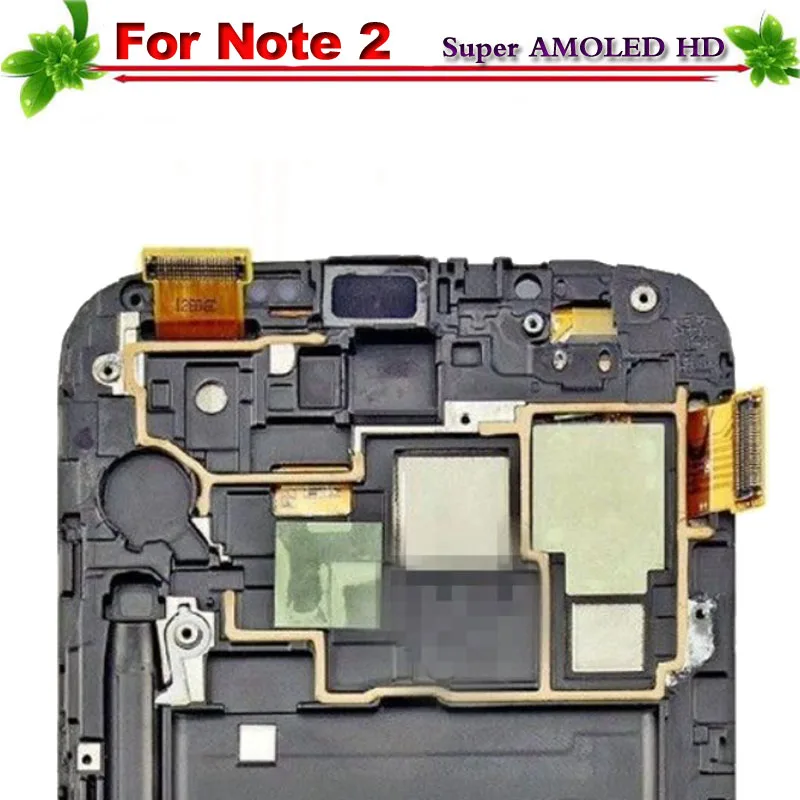 Протестировано для samsung Galaxy Note 2 ЖК-дисплей Дисплей N7105 Сенсорный экран планшета