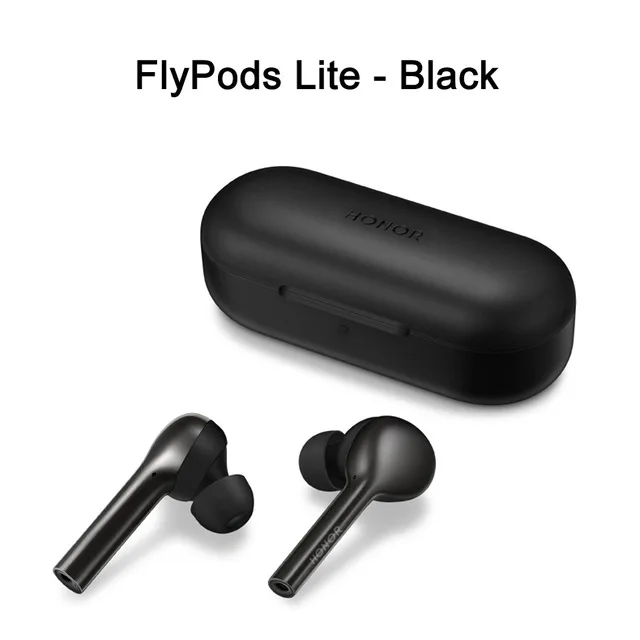 Black Оригинальные новые HUAWEI FlyPods Youth Lite Беспроводные Bluetooth 4,2 наушники с микрофоном Музыка сенсорный водонепроницаемый Handfree динамический Fash - Цвет: Black