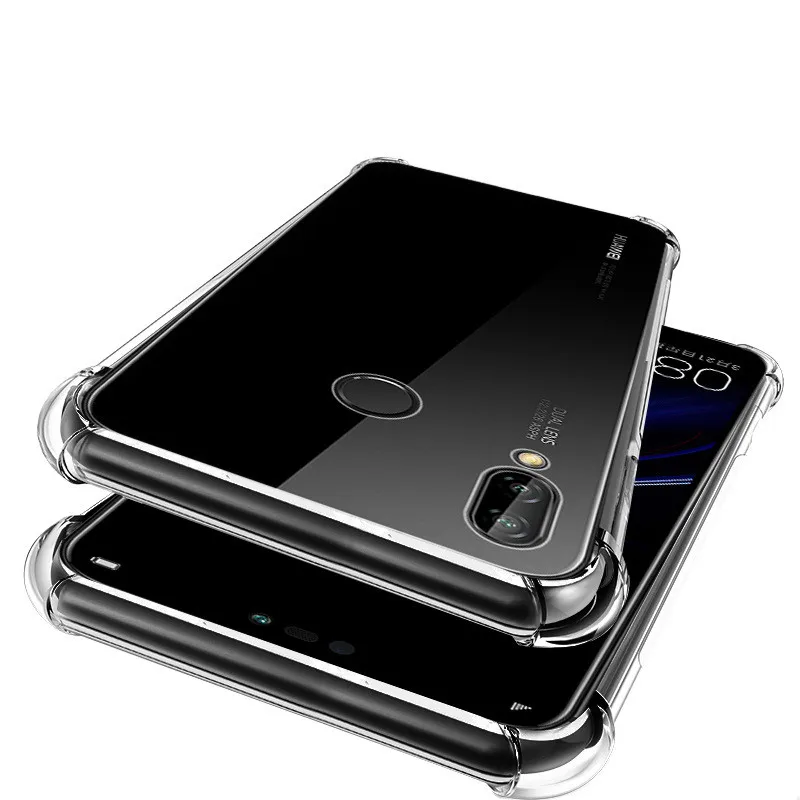 Clear TPU Phone Cover Case for Huawei On Mate 20 Lite 10 Pro 9 8 P30 P20 P10 Plus Soft Silicone Shockproof Anti-Knock |