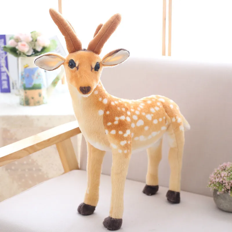 Детские плюшевые игрушки Sika Deer куклы с животными игрушечный олень Детский Малыш