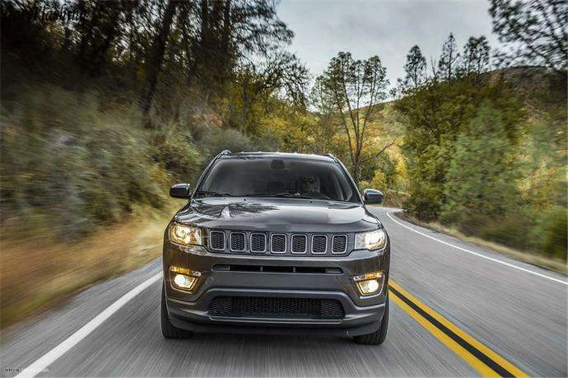 CSGJMY 1 пара для Jeep Compass светодиодный DRL Дневной ходовой светильник Дневной светильник желтый указатель поворота автомобильный светильник-Стайлинг s