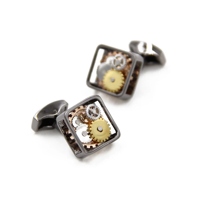 К 2015 году новые запонки из передач дизайн высокого качества Цвет пушки кв.