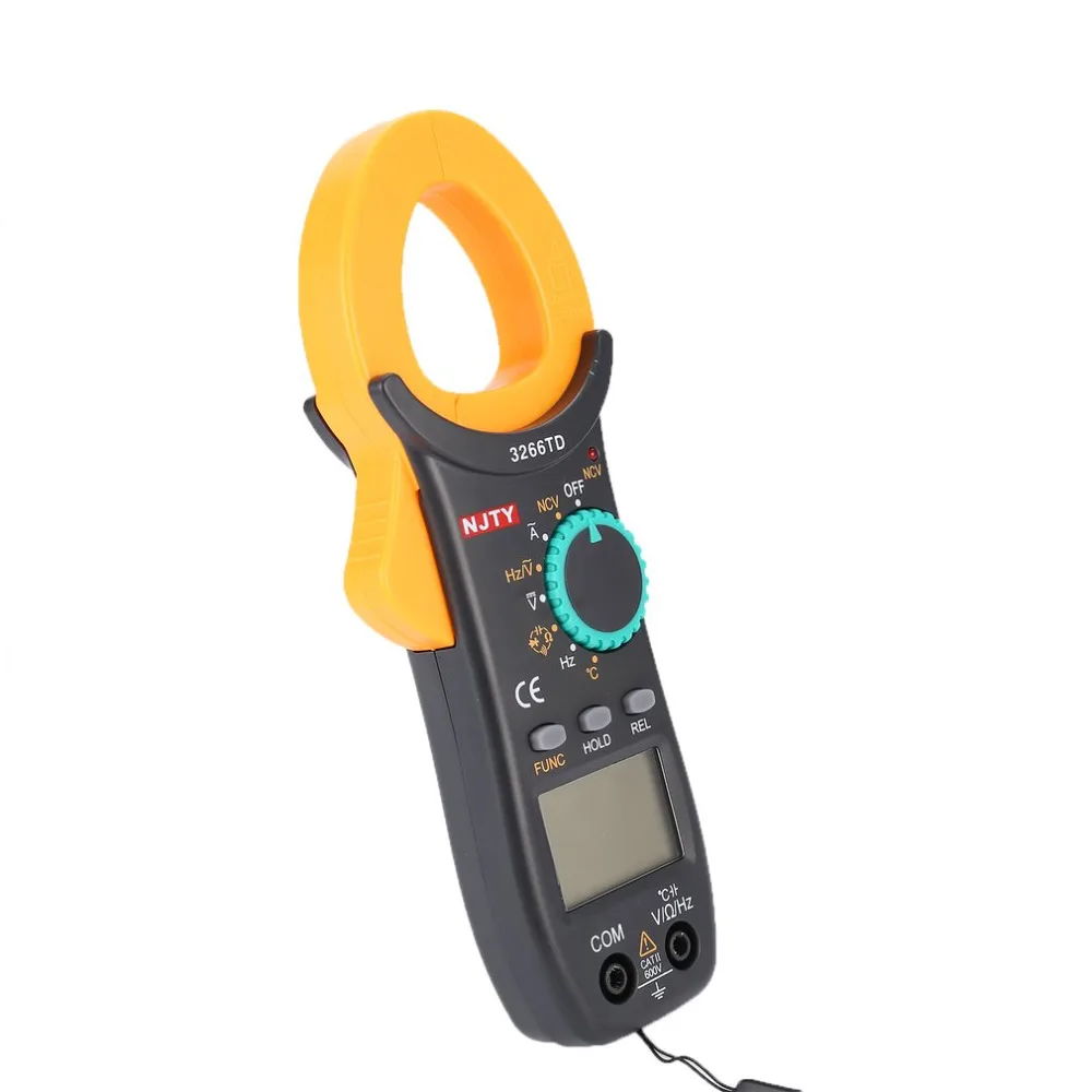 Digital Clamp Meter 3266TD DC/AC Volt Amp Ohm Diode Mini Multimeter Ammeter Multitester Current Voltage Resistance Tester NCV |