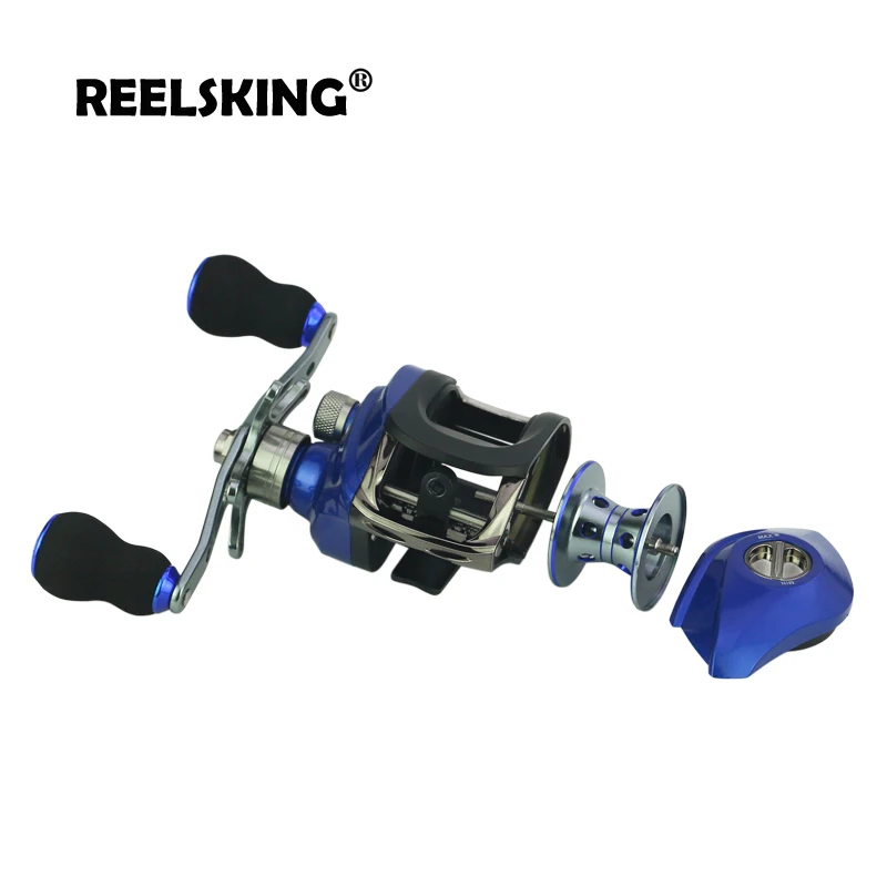 REELSKING Магнитная Тормозная система рыболовная Катушка 8 кг макс. нагрузка 17 + 1 BBs