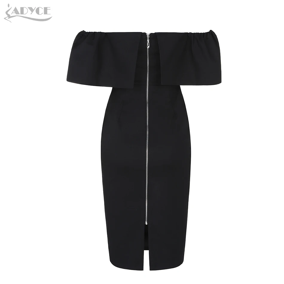 Adyce 2019 новое летнее женское Бандажное платье с открытыми плечами Vestidos