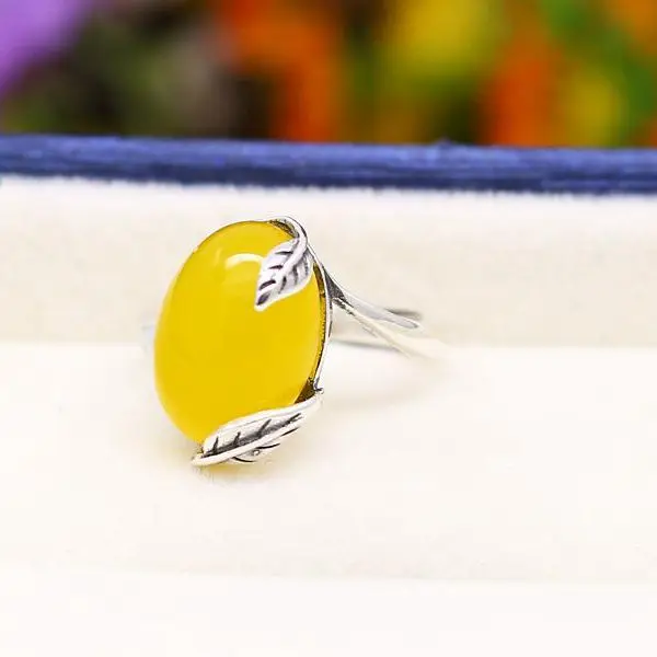 925 Sterling Silver 10x14mm Oval Cabochon Semi Mount Women Engagement Leaf Ring Fine Jewelry Setting for Gemstone | Украшения и