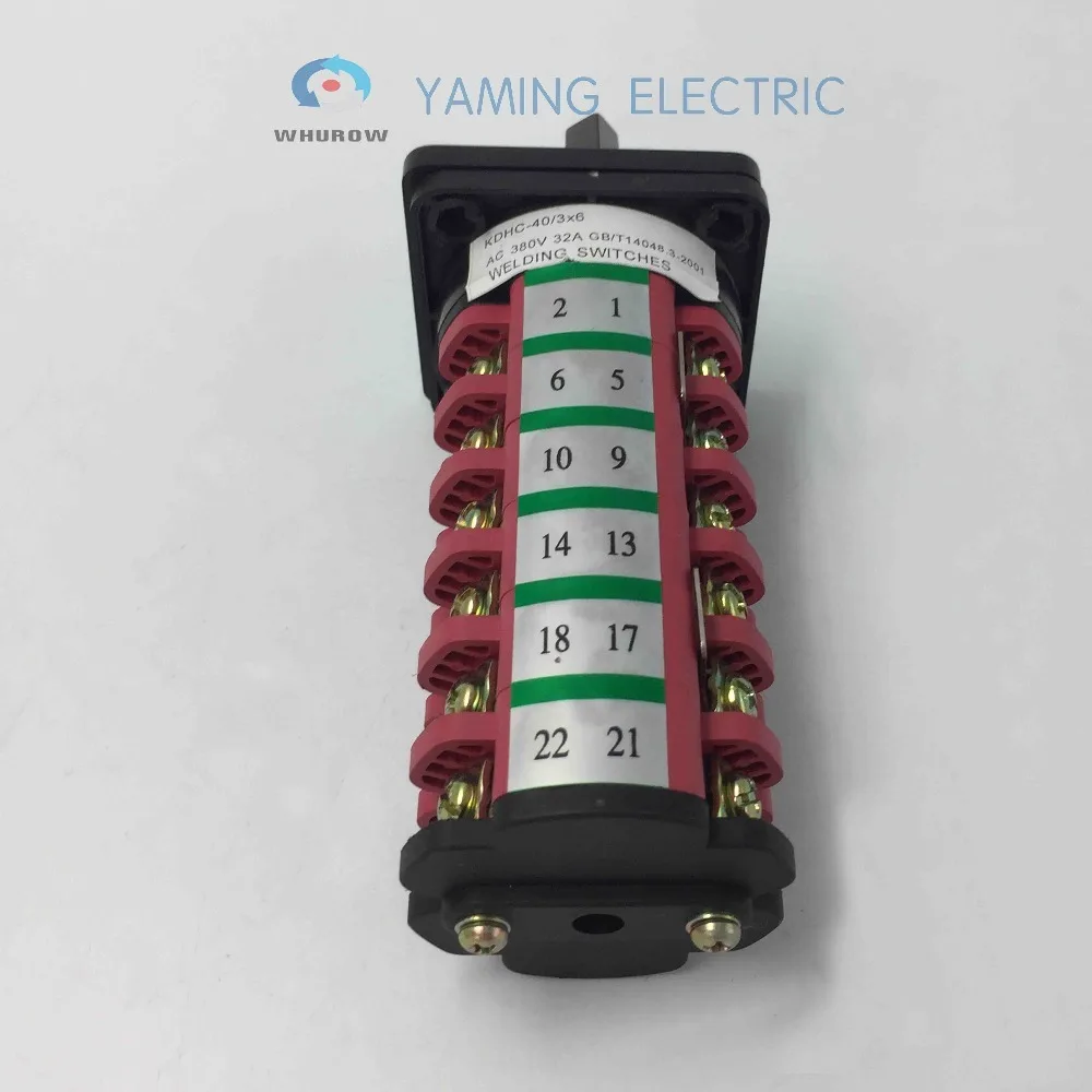 Электрический сварочный аппарат Многоступенчатый 0-3 положения 6 полюсов 40A AC380V