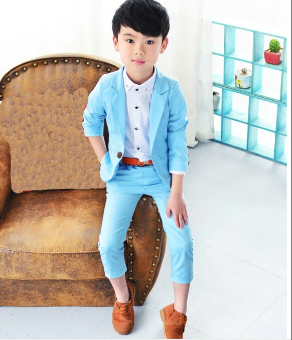 3 шт. детский хлопковый блейзер с галстуком и брюками|wedding suit boy|boys jacketskids blazer |