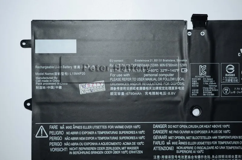 JIGU Оригинальный аккумулятор для ноутбука L15M4P20 LENOVO Yoga 900S 12ISK|laptop battery|laptop battery for